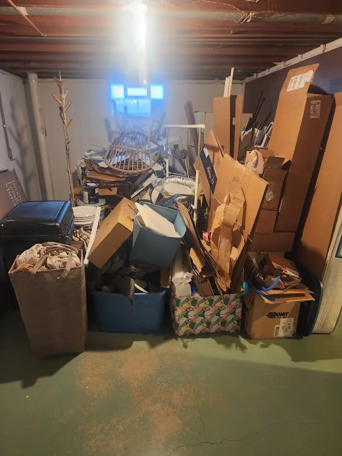 Roll-off dumpster container at job site for 8 Yard Dumpster Rental in Yukon